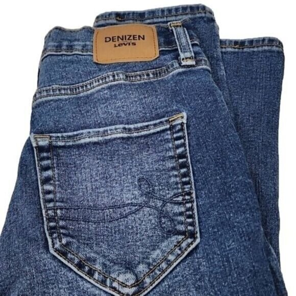 Levi's Jeans Mom Cropped Distressed Mid-rise Denizen Women's 0 - Picture 5 of 8